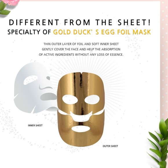 KOREAN SKINCARE BY KARATICA Anti Aging 24 K Gold Foil Mask with Essence - Picture 6 of 6